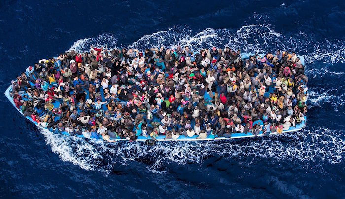 MigrantBoatAerial