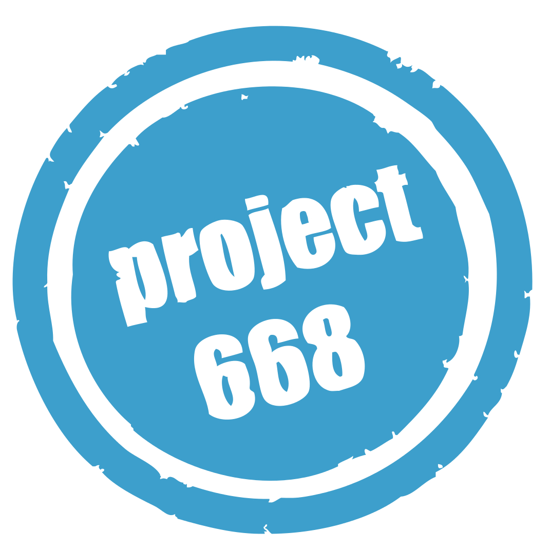 Project 668 logo bleu